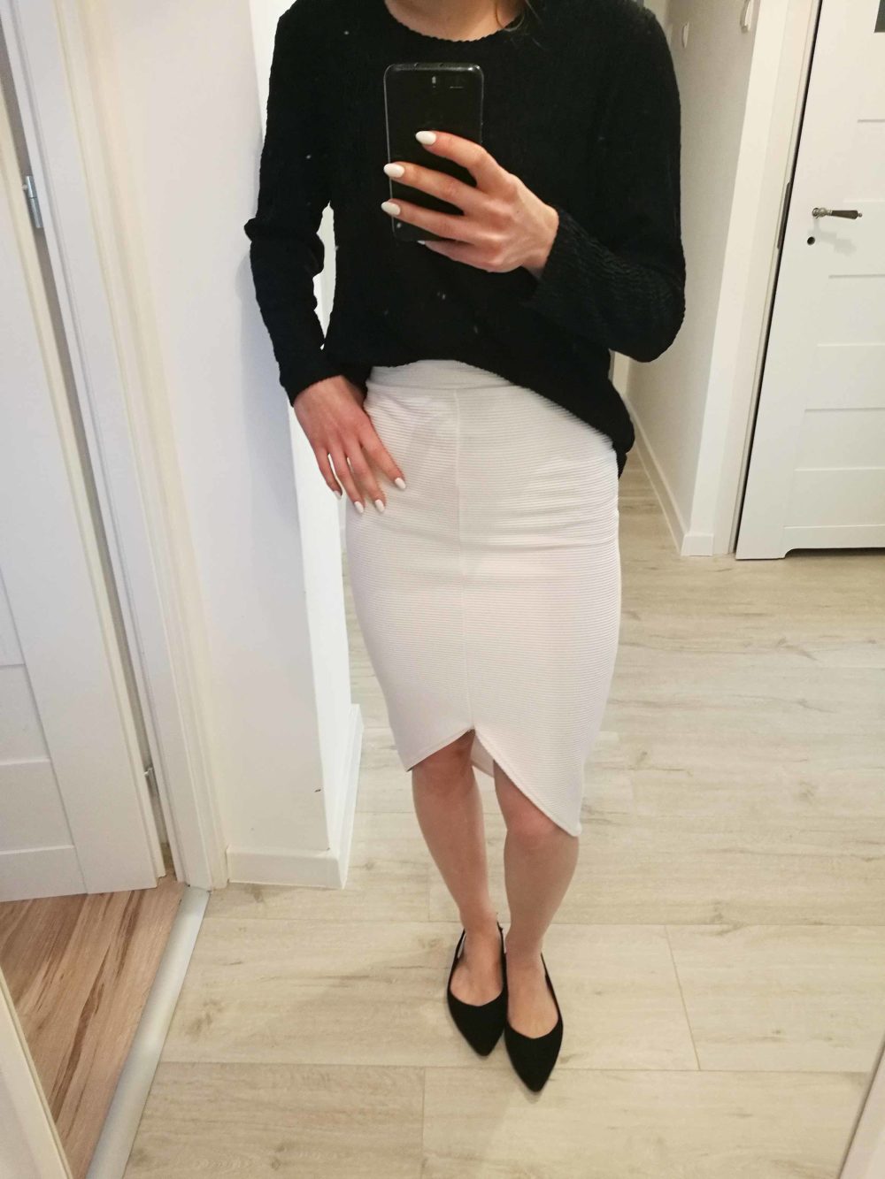 Spodnica Biala Missguided Stylizacja