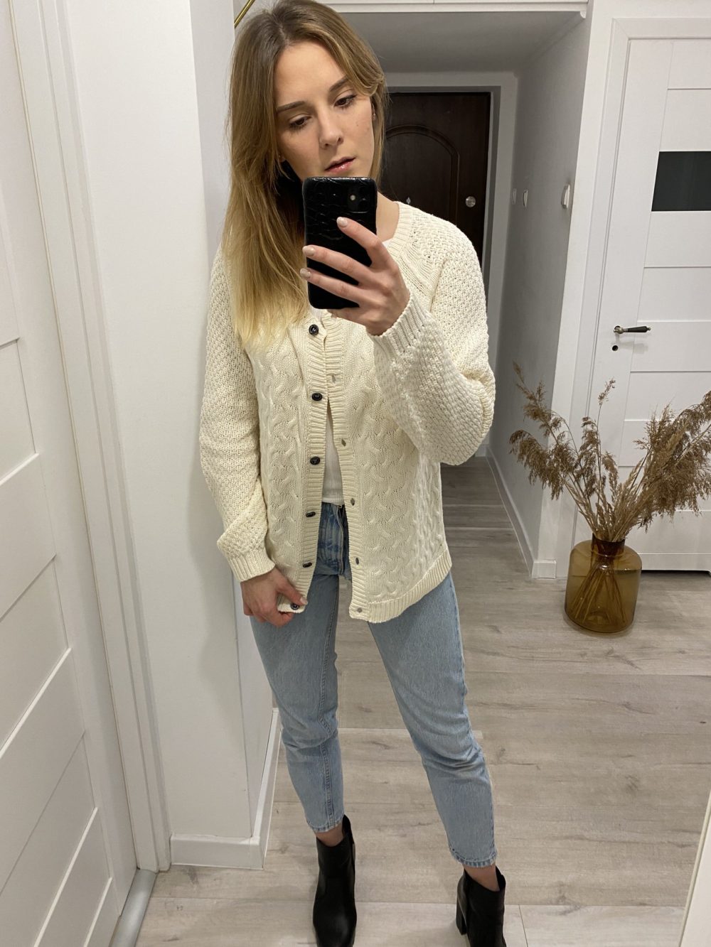 sweter biały ONLY