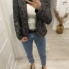 szara marynarka w pepitkę Hugo Boss